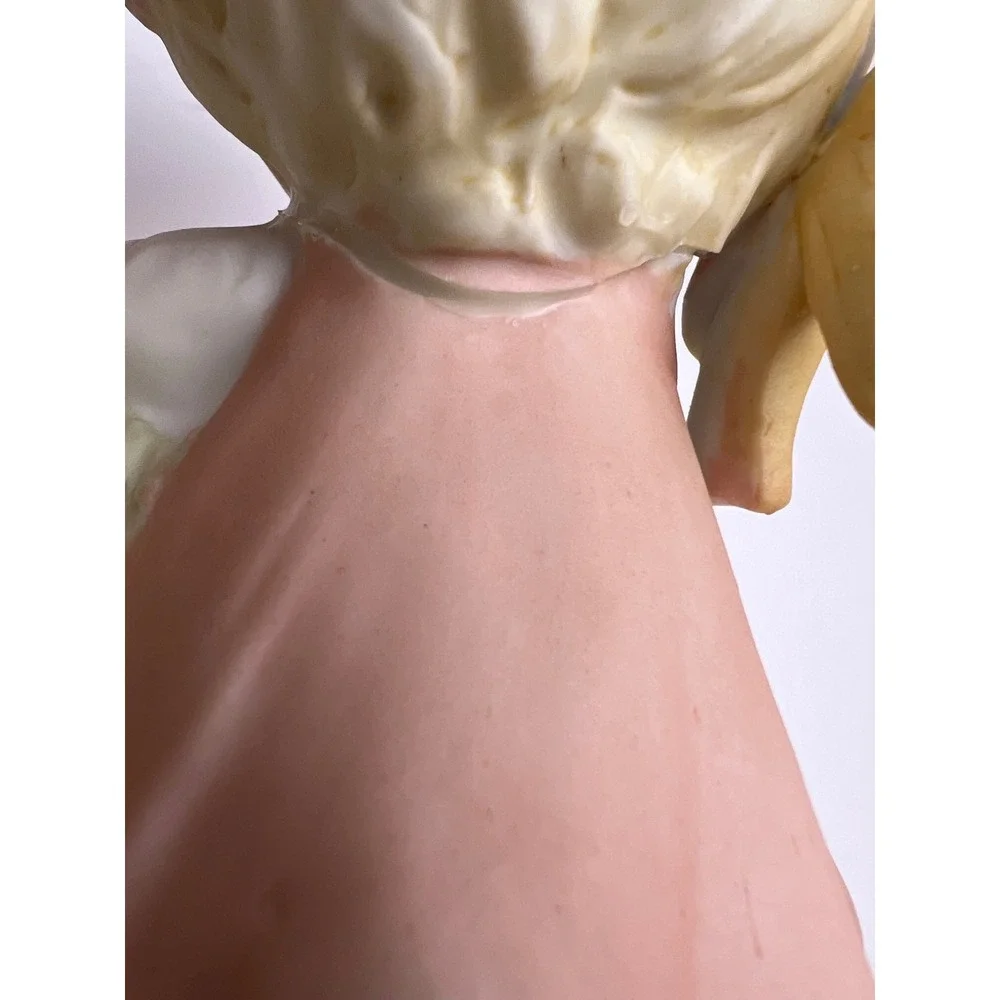 Vintage Homco Boy &‎ Girl Figurines 1418 with Lamb Sheep Ducks